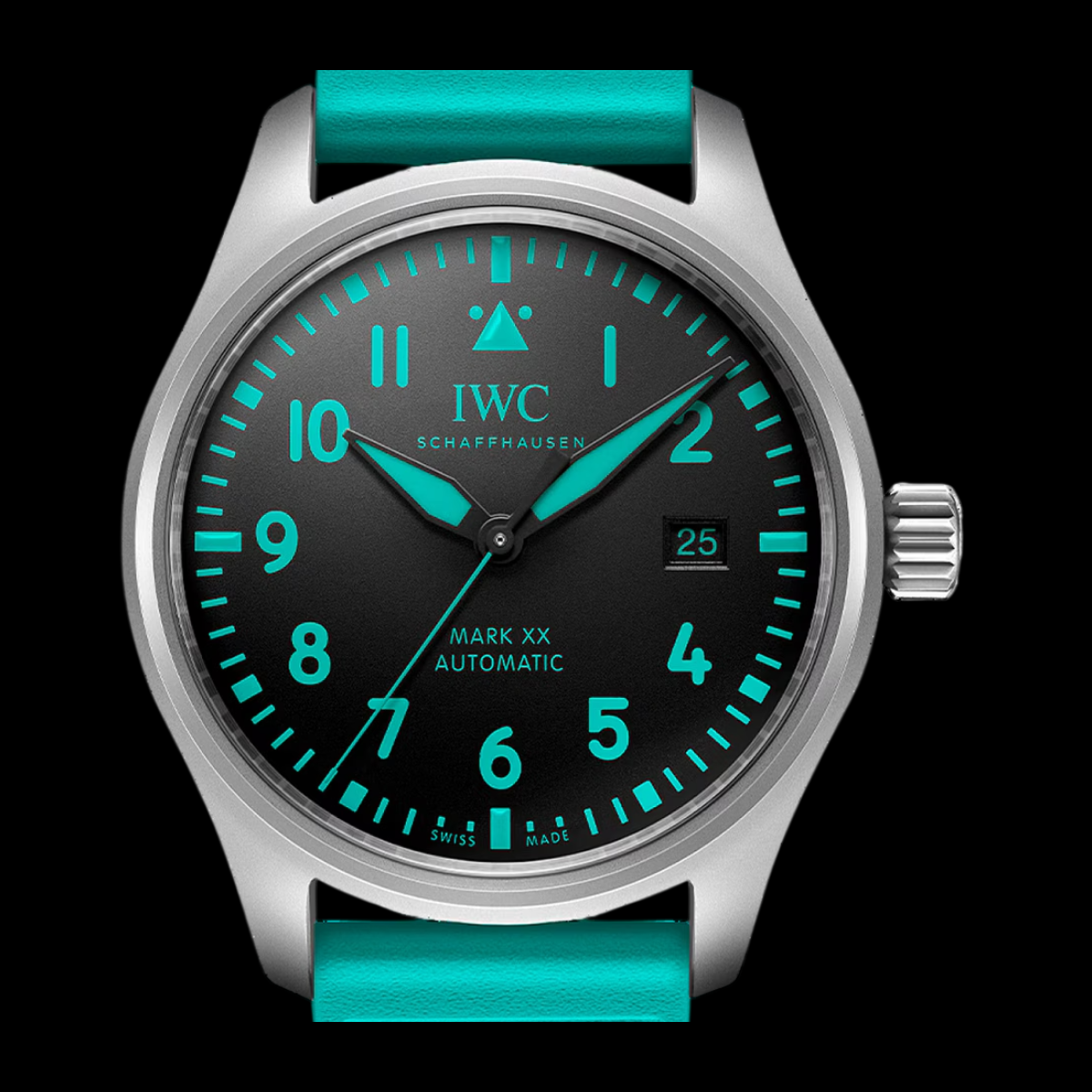 IWC Pilot's Watch Mark XX dial detail