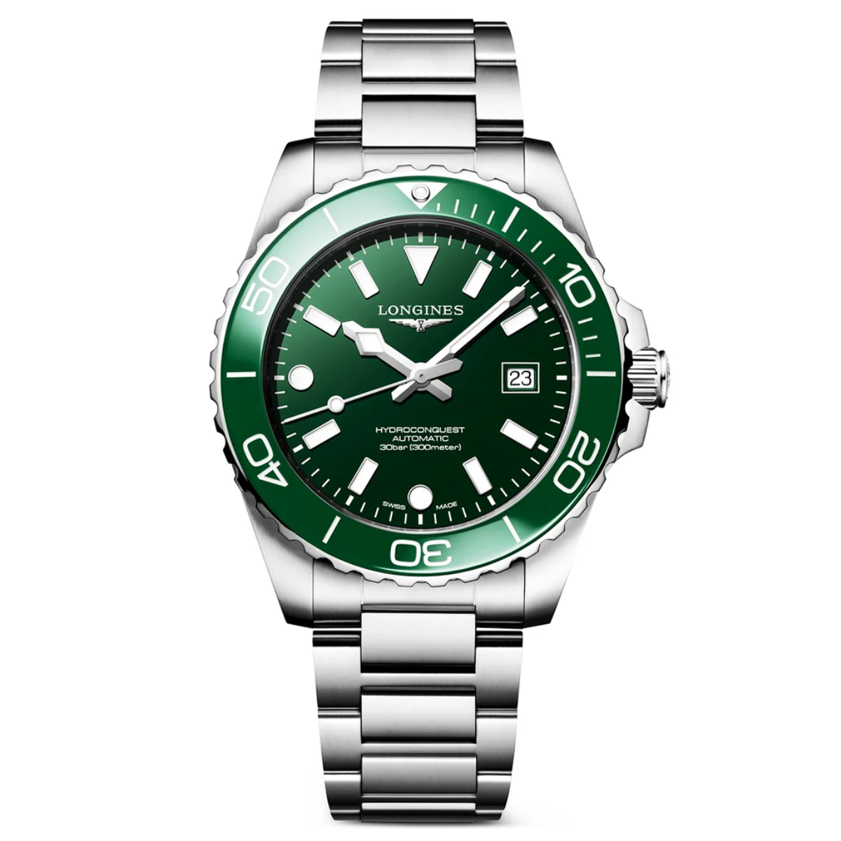 Longines HydroConquest green dial