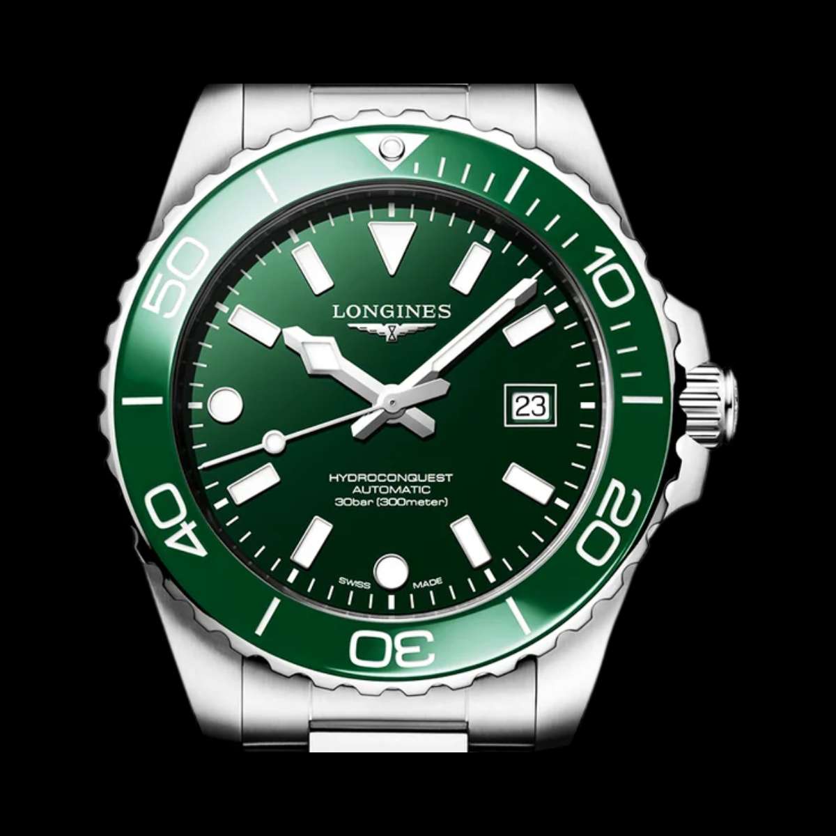 Longines HydroConquest bracelet detail