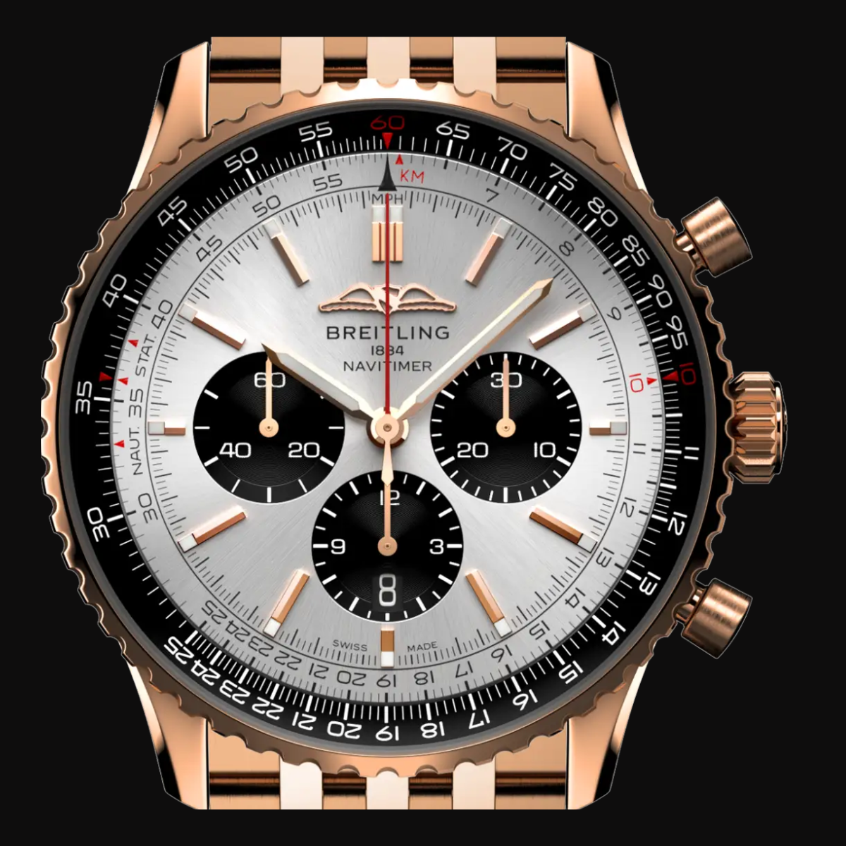 Breitling Navitimer dial detail