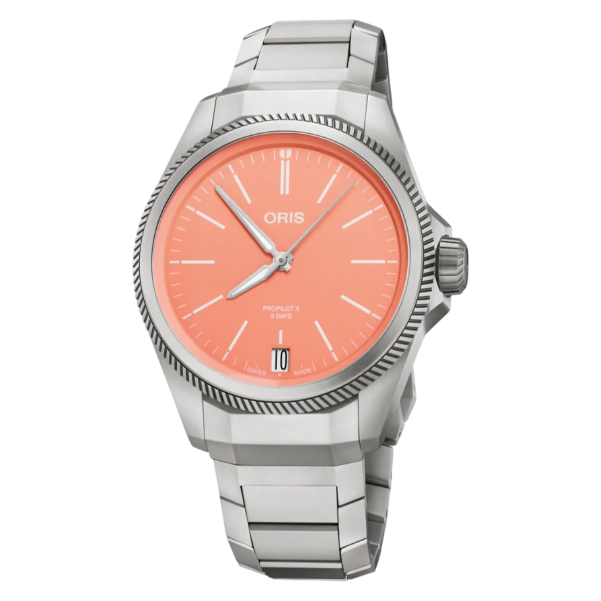 Oris ProPilot X salmon dial