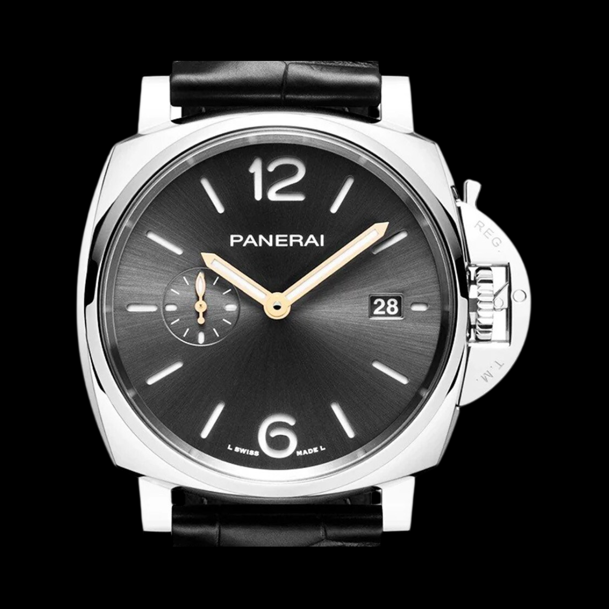Panerai Luminor Due dial detail