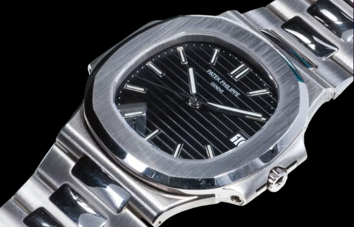 Patek Philippe Nautilus bracelet close-up