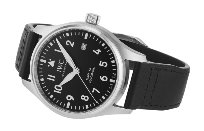 IWC Pilot's Watch Mark XX caseback detail