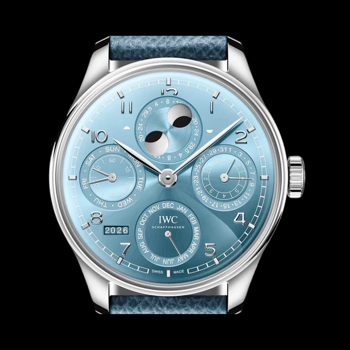 IWC Portugieser Chronograph dial detail