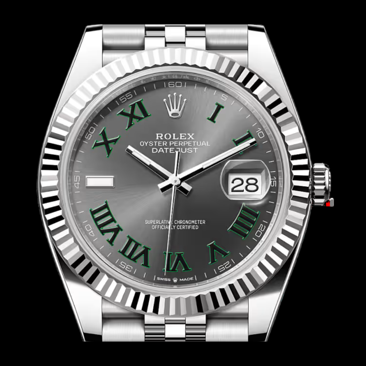Rolex Datejust dial detail
