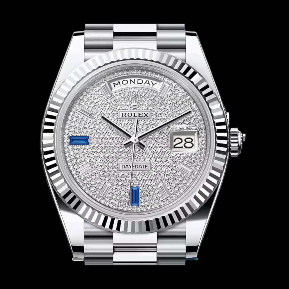Rolex Day-Date bracelet detail