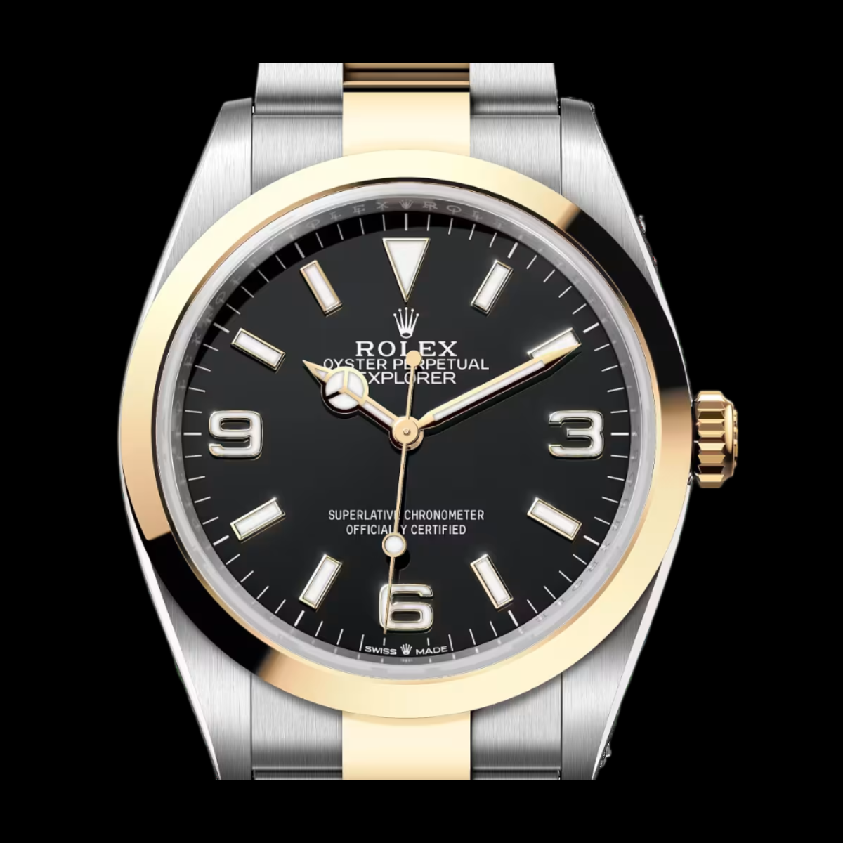 Rolex Explorer case profile