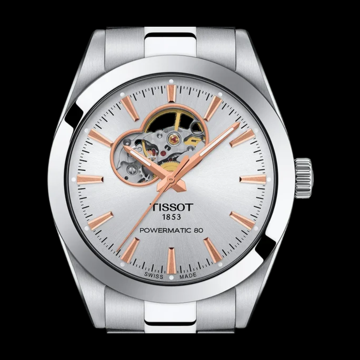 Tissot Gentleman bracelet detail