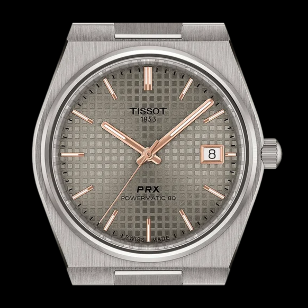 Tissot PRX Powermatic 80 dial detail