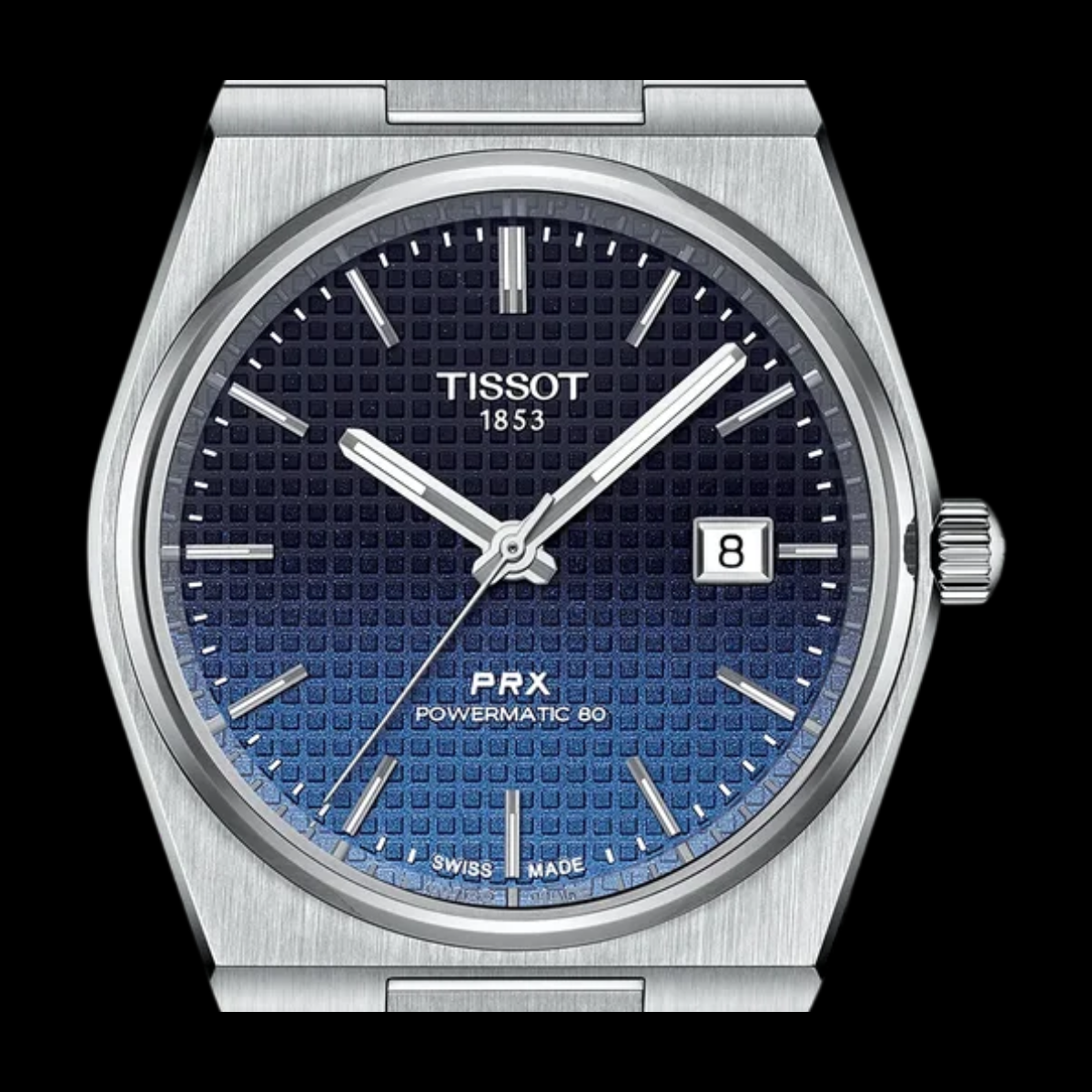 Tissot PRX Powermatic 80 caseback detail