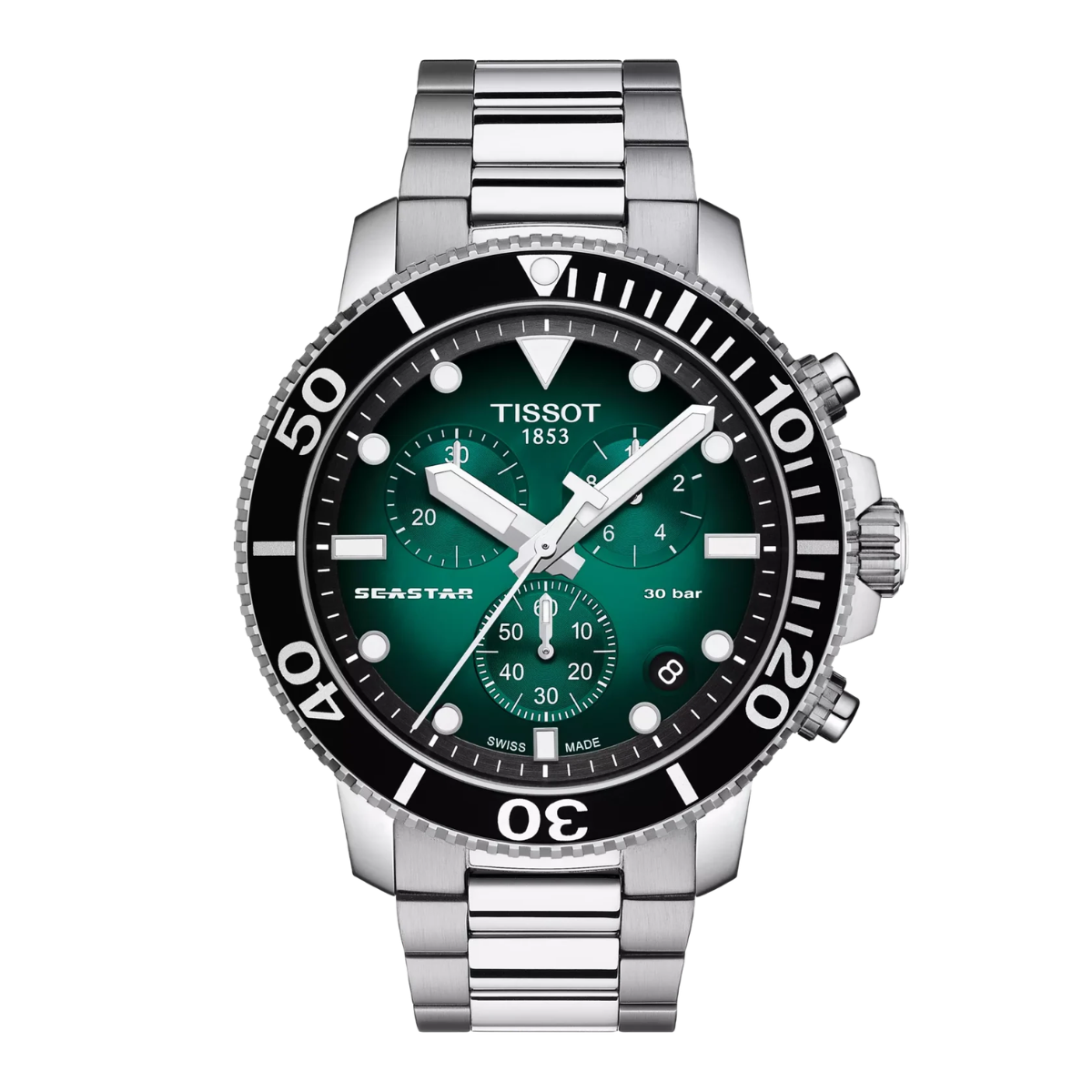 Tissot Seastar green dial