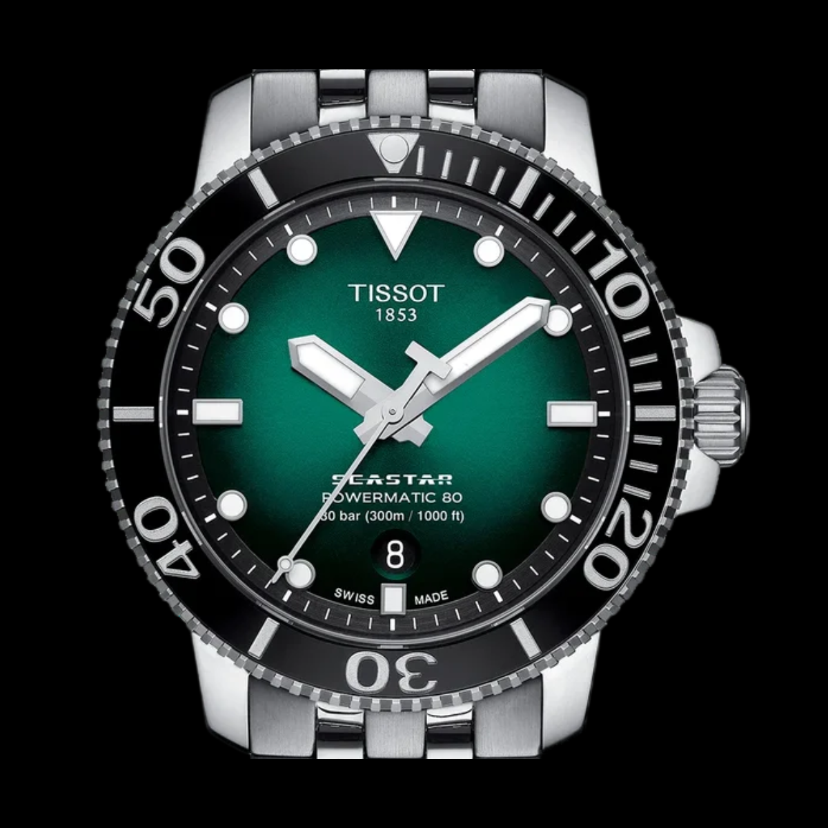Tissot Seastar dial detail