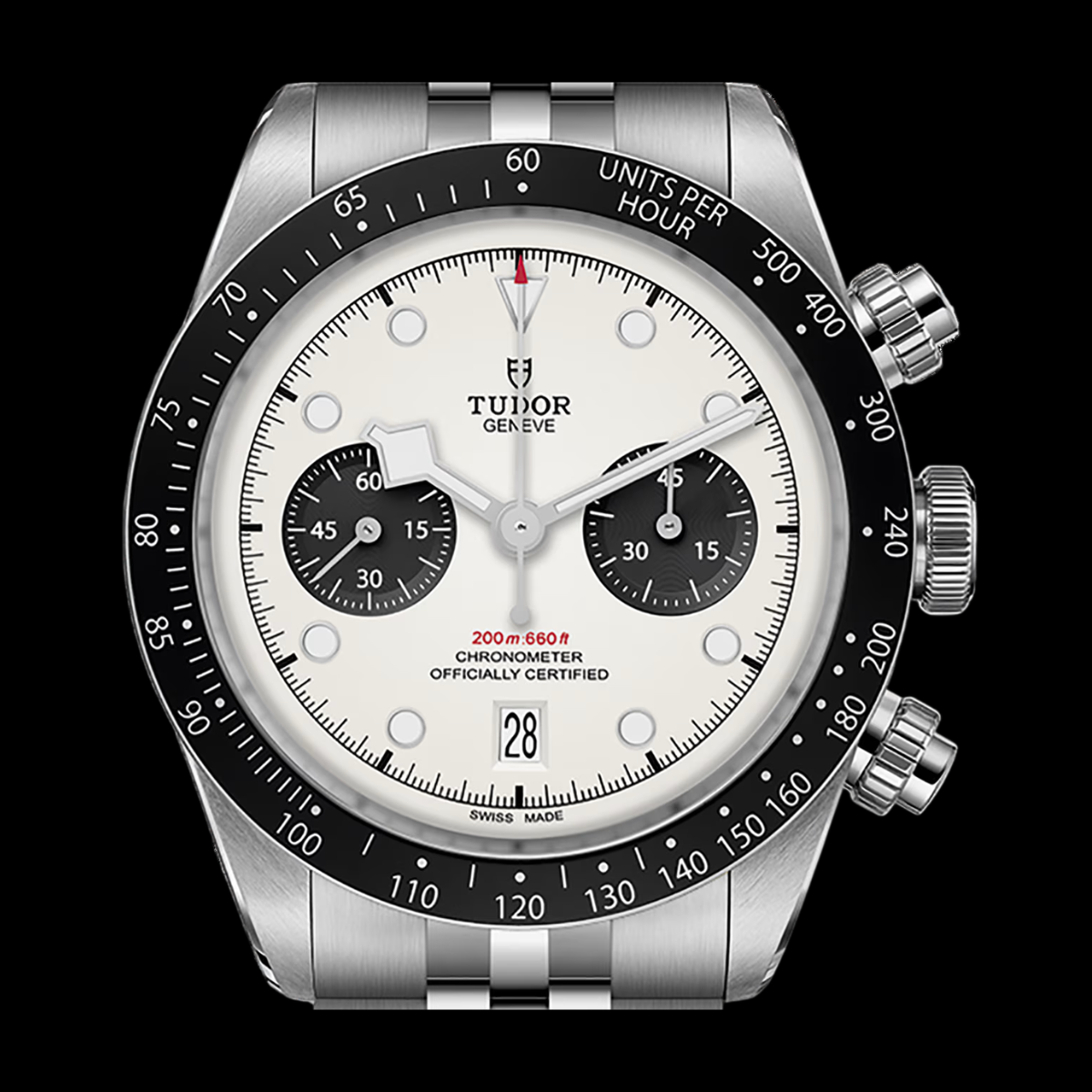 TUDOR Black Bay Chrono front view