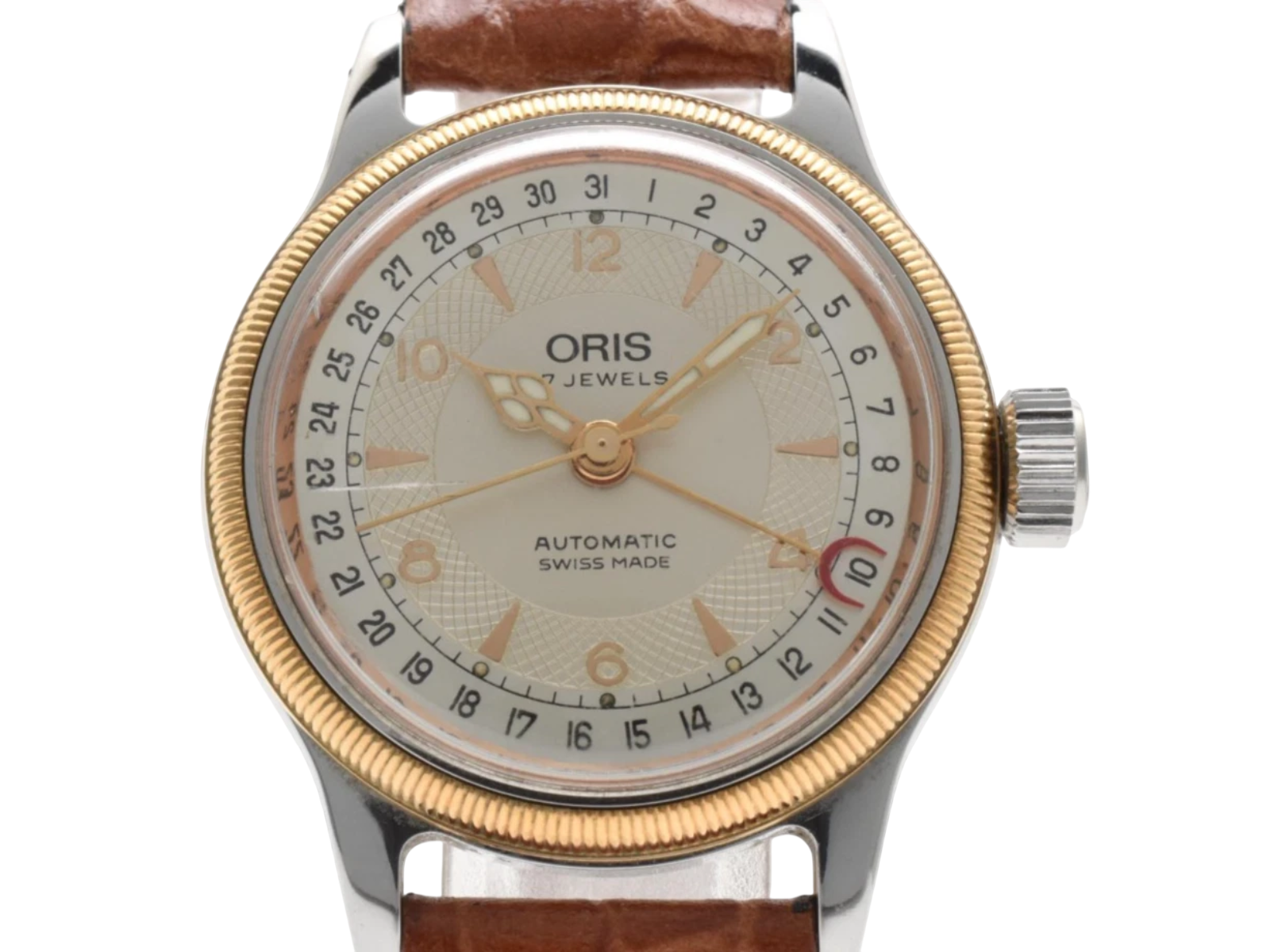 Vintage Oris Big Crown Pointer Date
