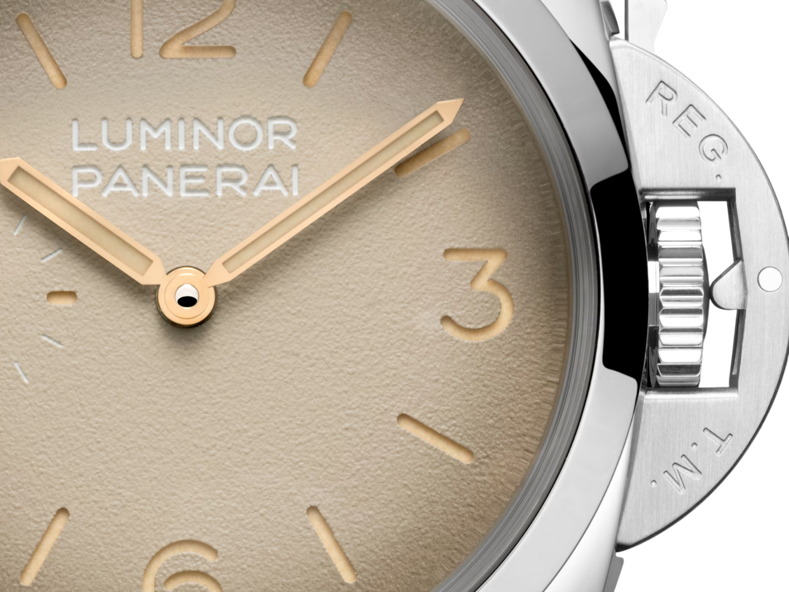 Vintage Panerai sandwich dial detail